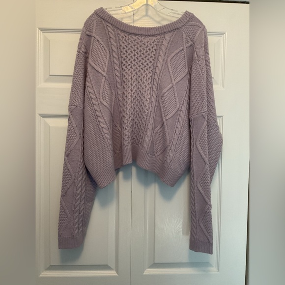 EUC Rokoko lavendar sweater size large - Picture 5 of 5